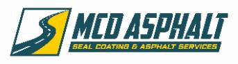 MCD Seal Coating & Asphalt Services Banner